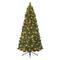 6.5ft. Pre-Lit Wall Half Artificial Christmas Tree, Clear Lights